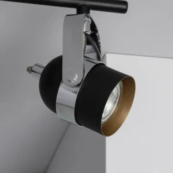 Flash Sale Czarno-srebrne reflektory do salonu ABR-RRH-C-3XGU10 RETRO | Kaja Żyrandole Nowoczesne