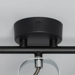 Flash Sale Czarno-srebrne reflektory do salonu ABR-RRH-C-3XGU10 RETRO | Kaja Żyrandole Nowoczesne