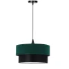 Best Czarno-zielona lampa wisząca z abażurem 31-19707 SOLANTO | Kaja Żyrandole Nowoczesne