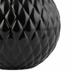 Sklep Kaja Czarno-złota, elegancka lampka nocna z abażurem TK 5590 SANTANA