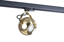 Sklep Kaja Czarno-złota głowica do szyny 3-fazowej AZ4711 GULIA | Kaja