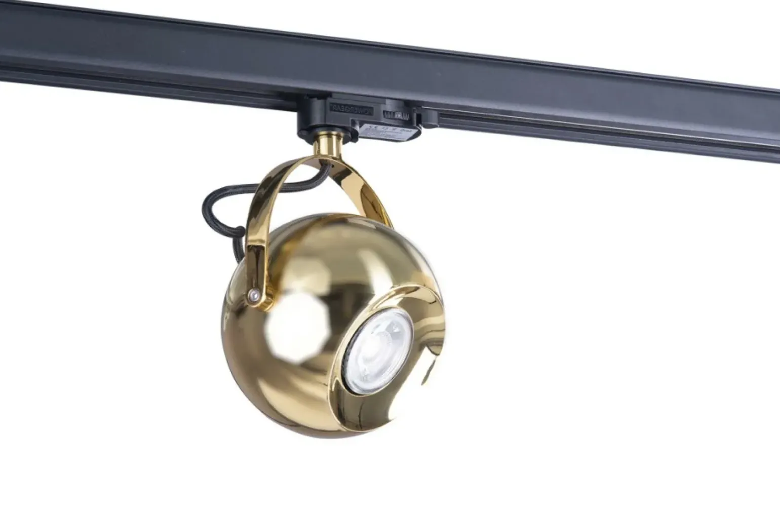 Sklep Kaja Czarno-złota głowica do szyny 3-fazowej AZ4711 GULIA | Kaja
