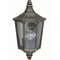 Sklep Kaja Czarno-złota lampa elewacyjna GZH-CKL7 z serii CRICKLADE