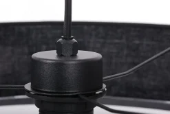 Sklep Kaja Czarno-złota lampa podłogowa, do salonu K-5205 z serii NICEA | Kaja