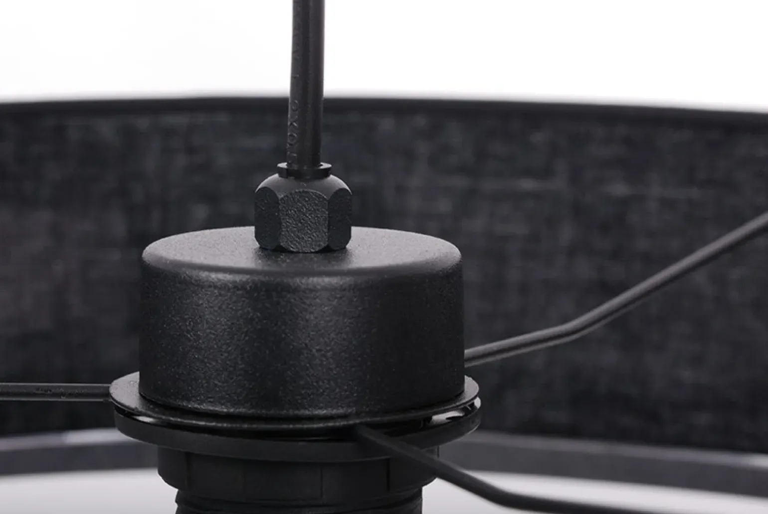 Sklep Kaja Czarno-złota lampa podłogowa, do salonu K-5205 z serii NICEA | Kaja