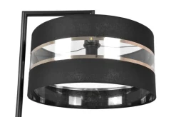 Sklep Kaja Czarno-złota lampa podłogowa, do salonu K-5205 z serii NICEA | Kaja