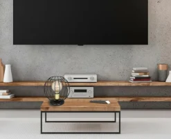 Sklep Kaja Czarno-złota lampa stołowa druciany klosz 144/LN1 | Kaja Oświetlenie