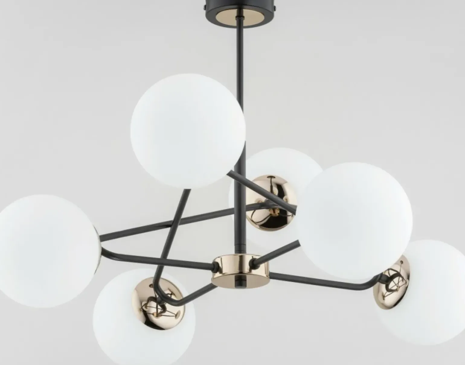 Store Czarno-złota lampa sufitowa o nietypowym designie AL 63099 | Kaja Żyrandole Nowoczesne