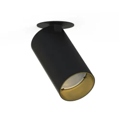 Sklep Kaja Czarno-złota lampa sufitowa, reflektor, na GU10 7688 | Kaja