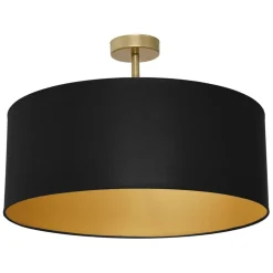 Store Czarno-złota lampa sufitowa, z abażurem MLP7021 z serii BEN | Kaja Oświetlenie Żyrandole Nowoczesne