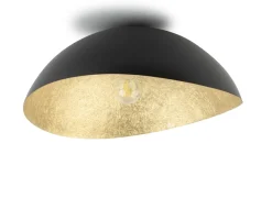 Sklep Kaja Czarno-złota lampa sufitowa, duży gwint SIG 40597 z serii SOLARIS