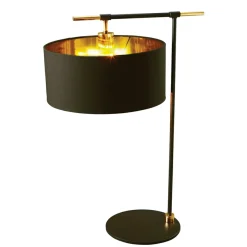 Sklep Kaja Czarno-złota lampka stołowa, nocna BALANCE-TL-BKPB z serii BALANCE