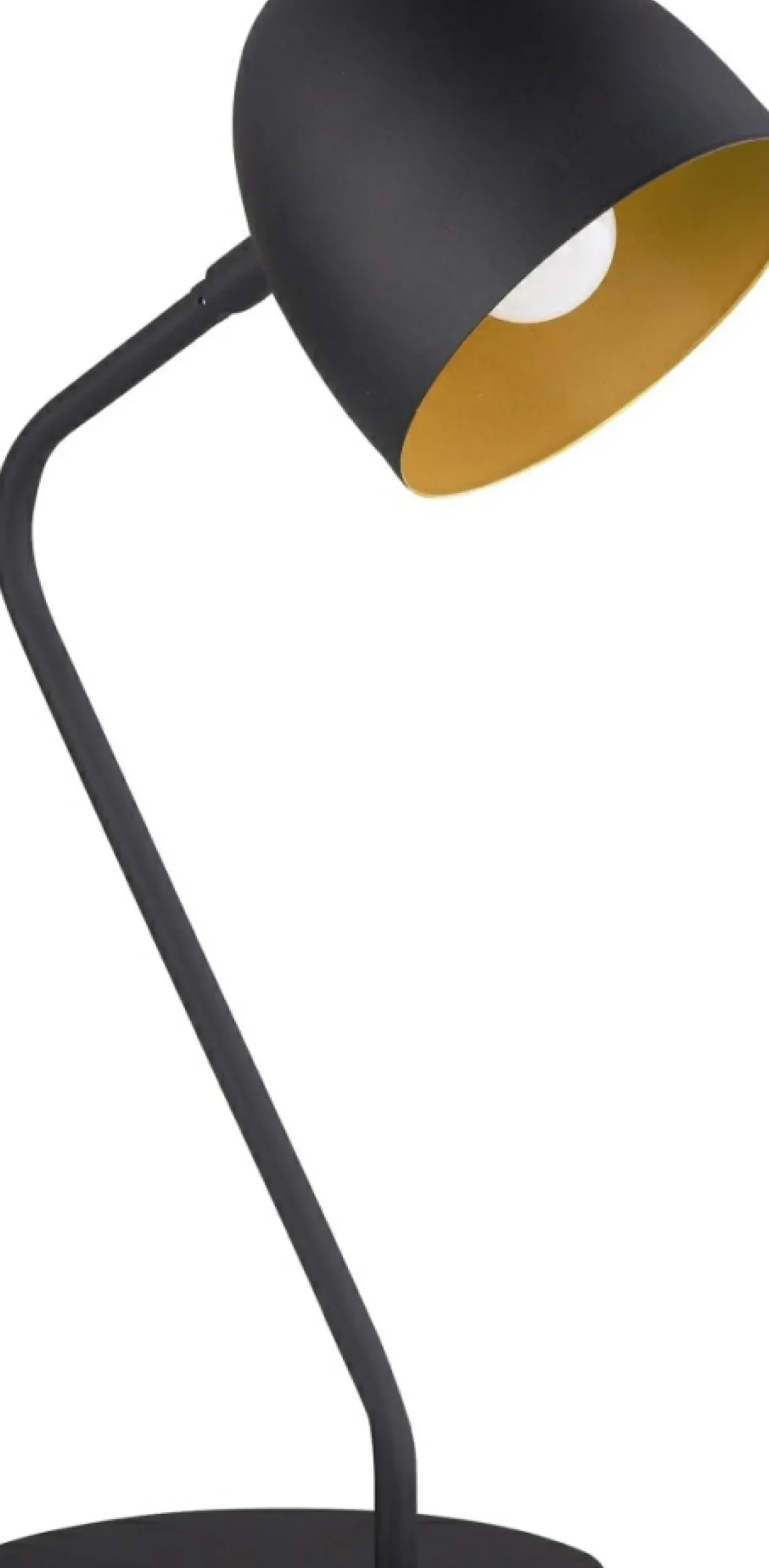 Sklep Kaja Czarno-złota lampka stołowa TK 5036 SOHO BLACK | Kaja Oświetlenie