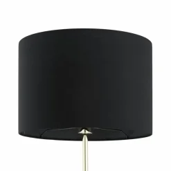 Sklep Kaja Czarno-złota, prosta lampa stojąca TK 16029 UMBERTO BLACK GOLD | Kaja