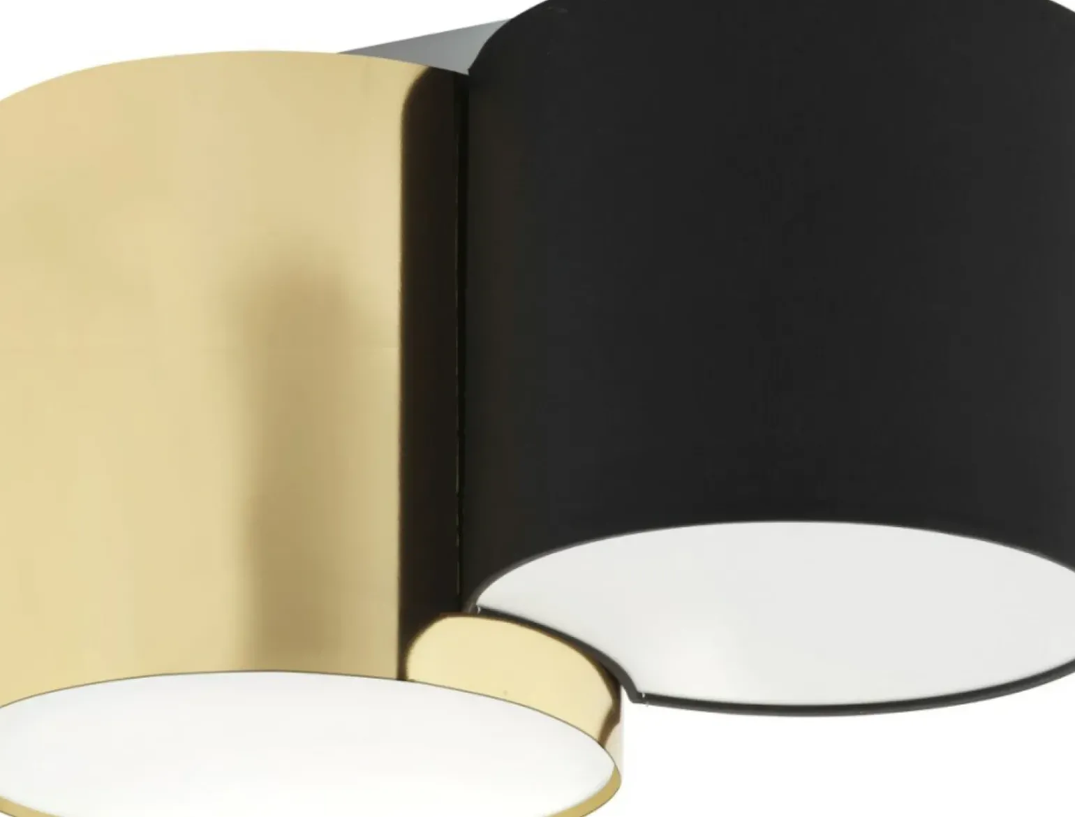 Cheap Czarno-złoty plafon do sypialni TK 3444 MONA GOLD | Kaja Oświetlenie Żyrandole Nowoczesne