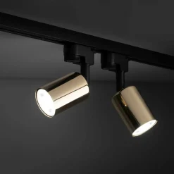 Sklep Kaja Czarno-złoty reflektor do szyny jednofazowej TK 4921 TRACER | Kaja