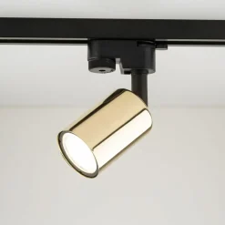 Sklep Kaja Czarno-złoty reflektor do szyny jednofazowej TK 4921 TRACER | Kaja