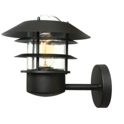 Sklep Kaja Czarny, elegancki kinkiet elewacyjny HELSINGOR-BK z serii HELSINGOR