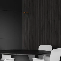 Sklep Kaja Czarny kinkiet ścienny, złote wnętrze abażura ML6365 z serii NAPOLI | Kaja Oświe