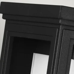 Sklep Kaja Czarny kinkiet elewacyjny, klasyka FE-ROSCOE-M z serii ROSCOE