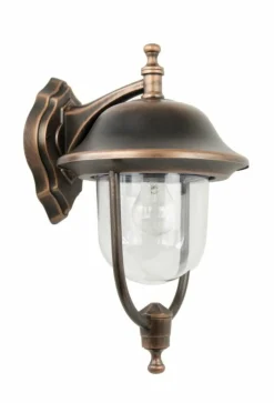 Sklep Kaja Czarny kinkiet elewacyjny na żarówkę E27 K 3012/1/O z serii PRINCE | Kaja Oświet