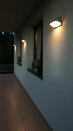 Sklep Kaja kinkiet elewacyjny na jedną żarówkę TO2008BL z serii NELLY | Kaja Oświetl