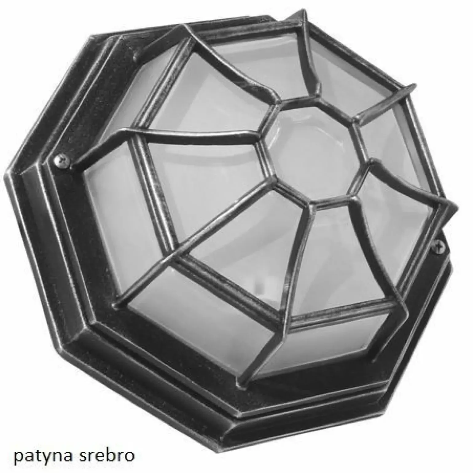 Sklep Kaja Czarny kinkiet, plafon zewnętrzny K 3012/P SZ z serii RETRO CLASSIC | Kaja Oświe