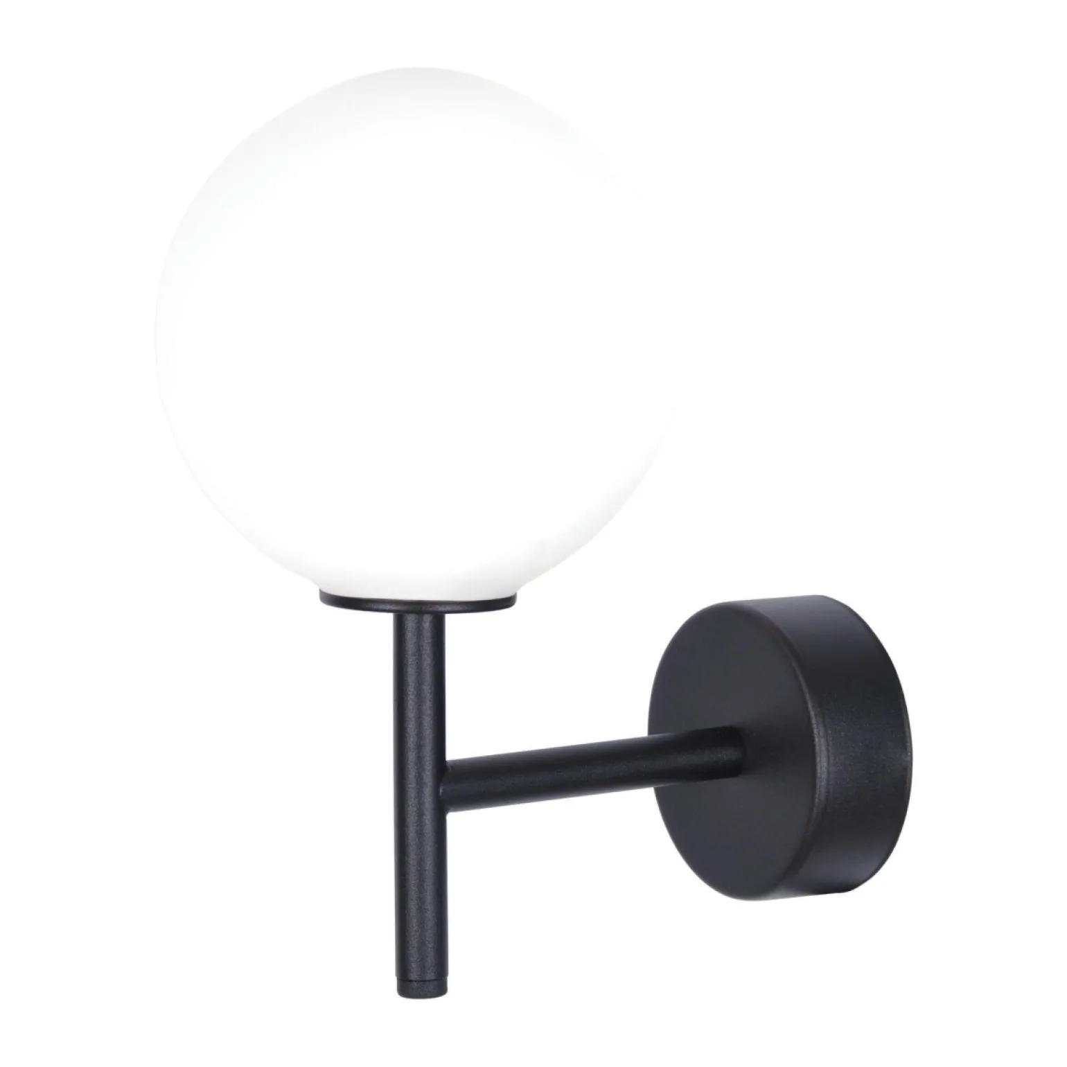 Sklep Kaja Czarny kinkiet z kloszem do przedpokoju K-4884 FARO | Kaja Oświetlenie