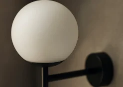 Sklep Kaja Czarny kinkiet z kloszem do przedpokoju K-4884 FARO | Kaja Oświetlenie