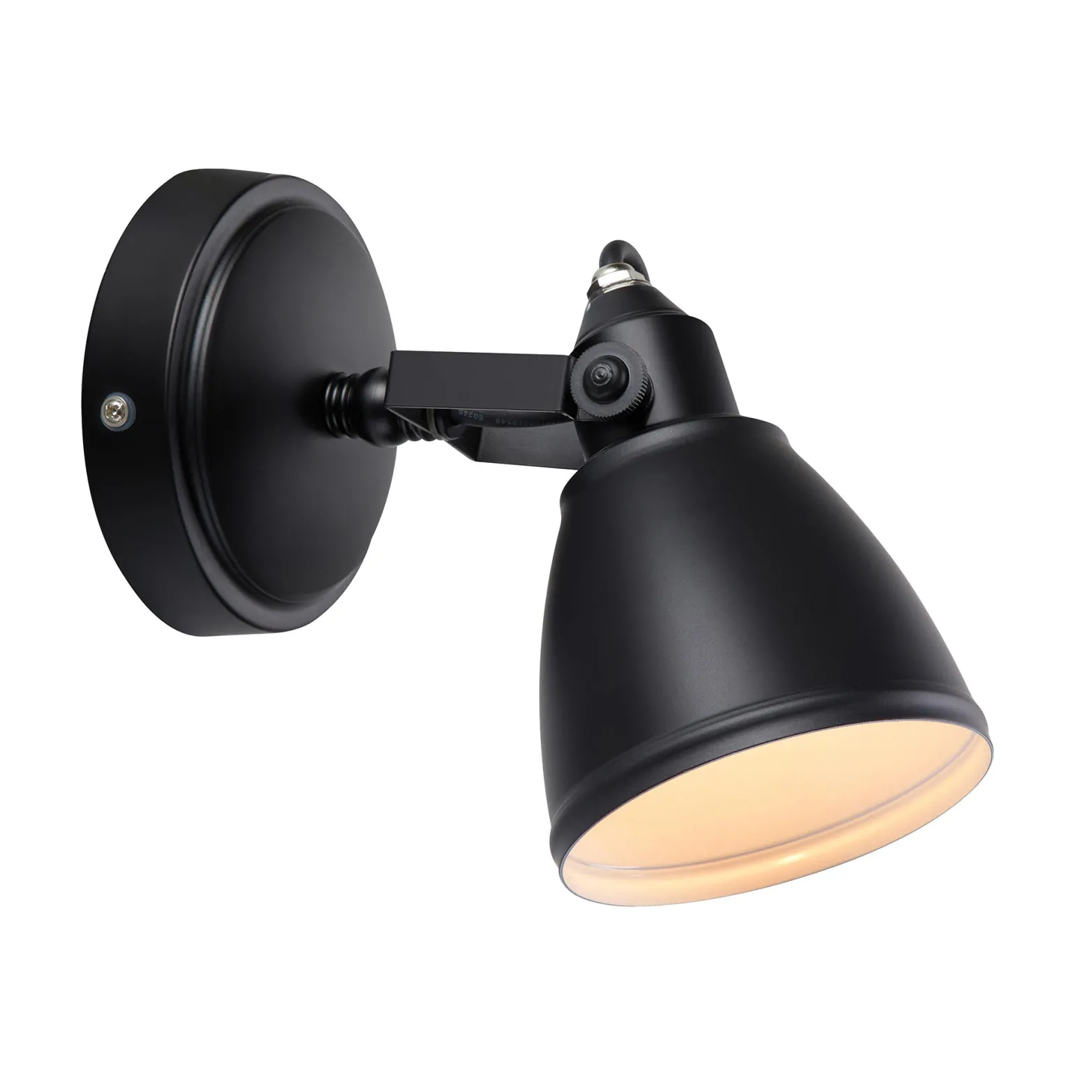 Sklep Kaja Czarny kinkiet z regulowanym kloszem 104049 | Kaja Oświetlenie