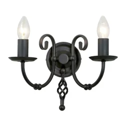 Sklep Kaja Czarny, klasyczny kinkiet ścienny ART2-BLACK z serii ARTISAN