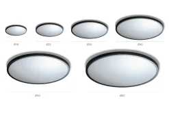 Sklep Kaja Czarny klasyczny plafon LED neutralny AZ4240 MALTA | Kaja Oświetlenie