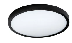 Sklep Kaja Czarny okrągły klasyczny plafon LED 3000K AZ4243 MALTA | Kaja