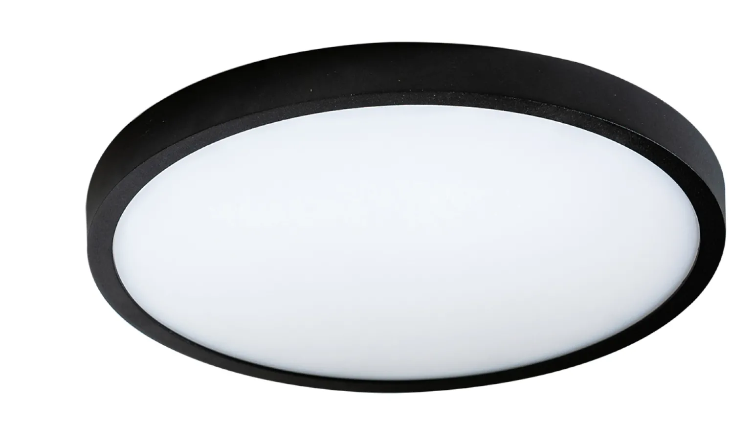 Sklep Kaja Czarny okrągły klasyczny plafon LED 3000K AZ4243 MALTA | Kaja