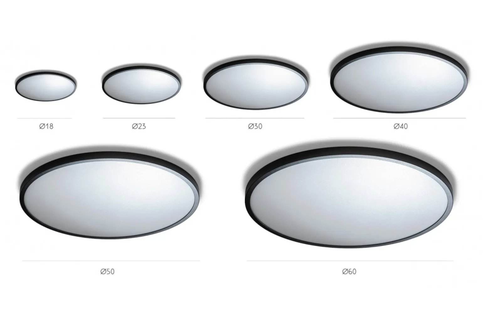 Sklep Kaja Czarny okrągły klasyczny plafon LED 3000K AZ4243 MALTA | Kaja