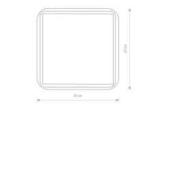 Sklep Kaja Czarny plafon, lampa sufitowa, IP44 10038 | Kaja Oświetlenie