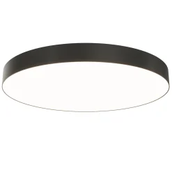 Sklep Kaja Czarny plafon LED, dający dużo światła C032CL-90W3K-RD-B z serii ZON