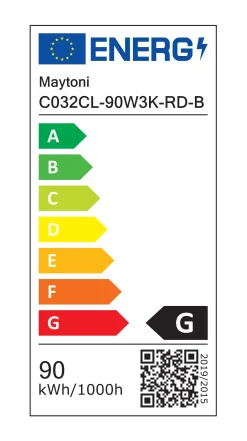 Sklep Kaja Czarny plafon LED, dający dużo światła C032CL-90W3K-RD-B z serii ZON