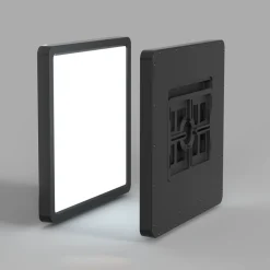 Sklep Kaja Czarny plafon LED, kwadrat 45x45 PLF-83625-450S-45W-BL BASTIA | Kaja