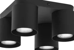 Sklep Kaja plafon z tubami GU10 TK 3412 VICO BLACK | Kaja Oświetlenie