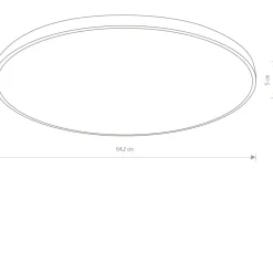 Sklep Kaja plafon, zintegrowany LED, moc 64W, 4000K 8185 | Kaja