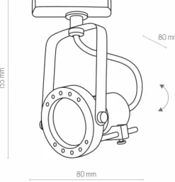 Sklep Kaja reflektor do szyny 1-fazowej TK 4066 TRACER | Kaja Oświetlenie