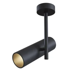 Sklep Kaja Czarny reflektor na sztywnym zwisie C020CL-01B ELTI | Kaja Oświetlenie