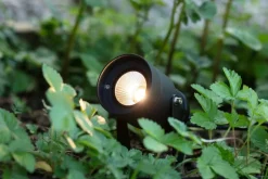 Sklep Kaja Czarny reflektor z regulowanym kątem świecenia, system GARDEN24 106930