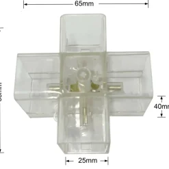 Sklep Kaja Łącznik X do paneli LED LP-0109 ŁĄCZNIK X GEOMETRIC SYSTEM | Kaja
