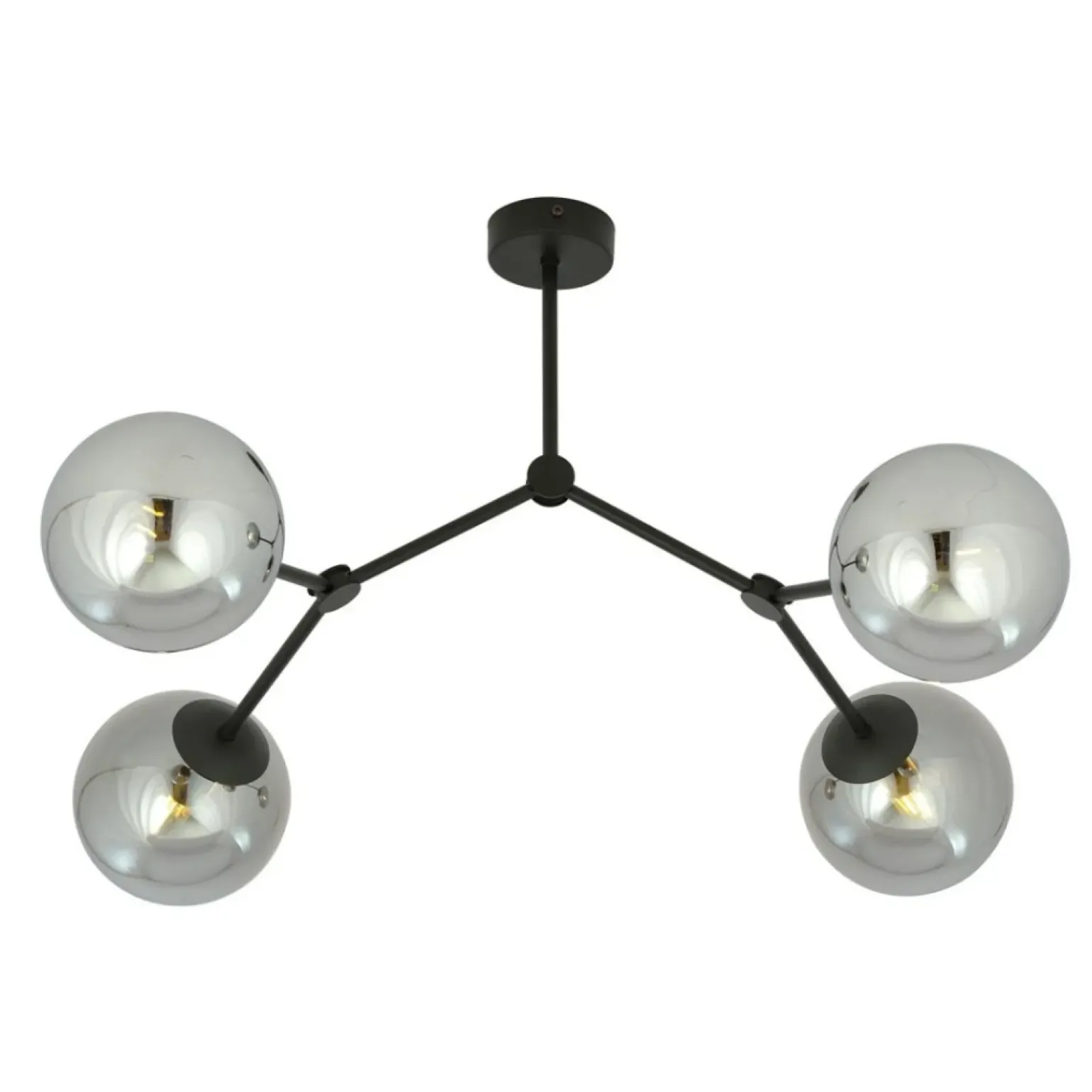 Flash Sale Czteropunktowa, loftowa lampa do sypialni 1134/4 SPACE | Kaja Żyrandole Nowoczesne