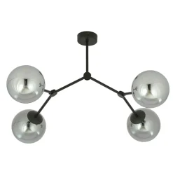 Flash Sale Czteropunktowa, loftowa lampa do sypialni 1134/4 SPACE | Kaja Żyrandole Nowoczesne