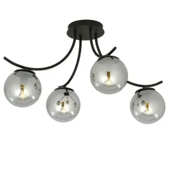 Clearance Czteroramienna lampa sufitowa z kloszami 1110/4 BOSTON | Kaja Żyrandole Nowoczesne