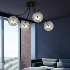 Clearance Czteroramienna lampa sufitowa z kloszami 1110/4 BOSTON | Kaja Żyrandole Nowoczesne