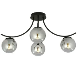 Clearance Czteroramienna lampa sufitowa z kloszami 1110/4 BOSTON | Kaja Żyrandole Nowoczesne